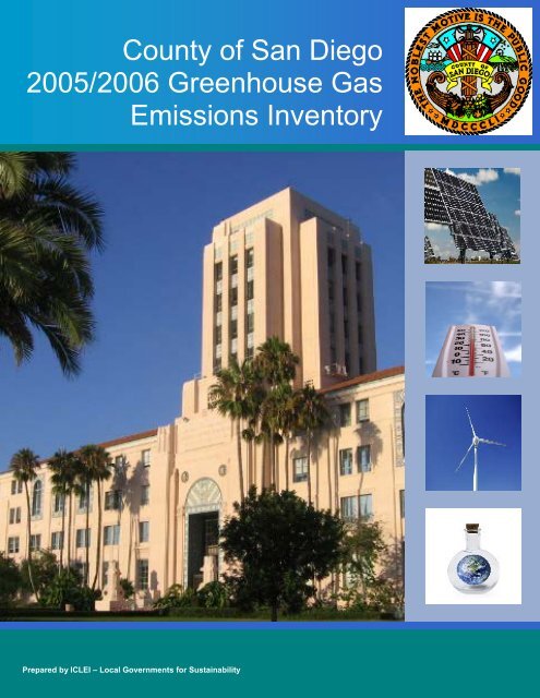 County of San Diego 2005/2006 Greenhouse Gas Emissions Inventory