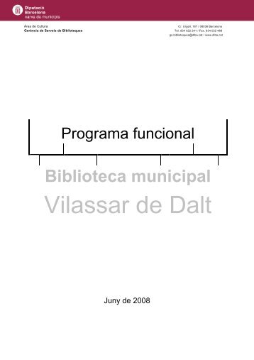 Biblioteca municipal - Ajuntament de Vilassar de Dalt
