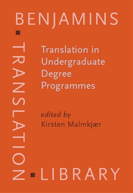 Translation in Undergraduate Degree Programmes - ymerleksi - home