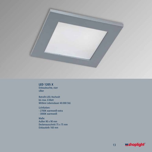 LED-Leuchten - we-shoplight