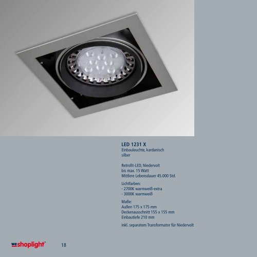 LED-Leuchten - we-shoplight