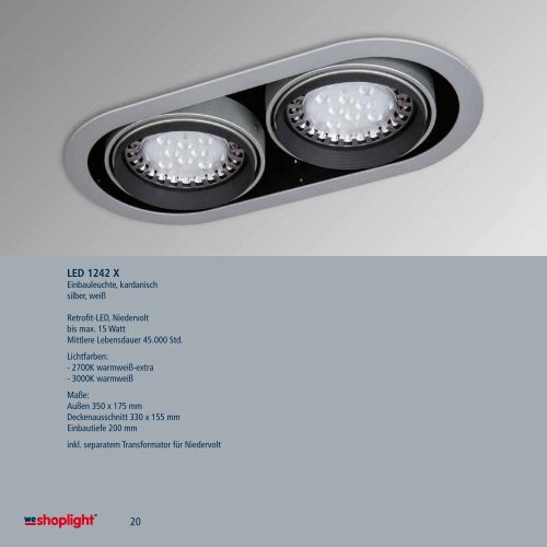 LED-Leuchten - we-shoplight