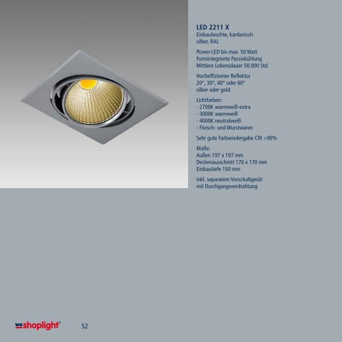 LED-Leuchten - we-shoplight