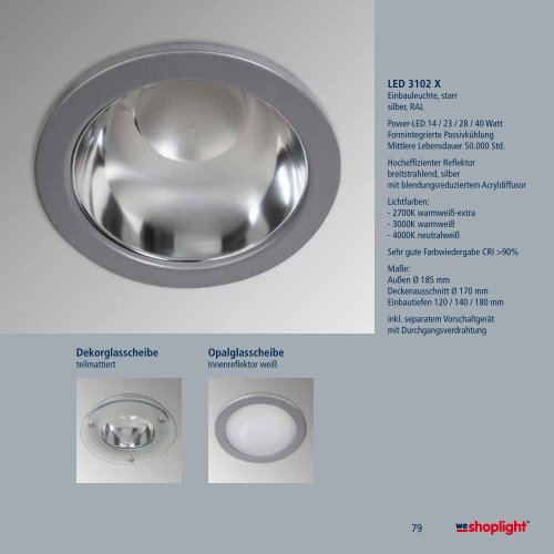 LED-Leuchten - we-shoplight