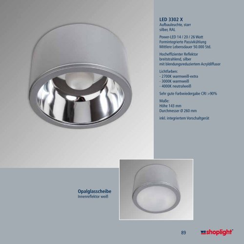 LED-Leuchten - we-shoplight