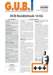 DCM Renditefonds 14 KG