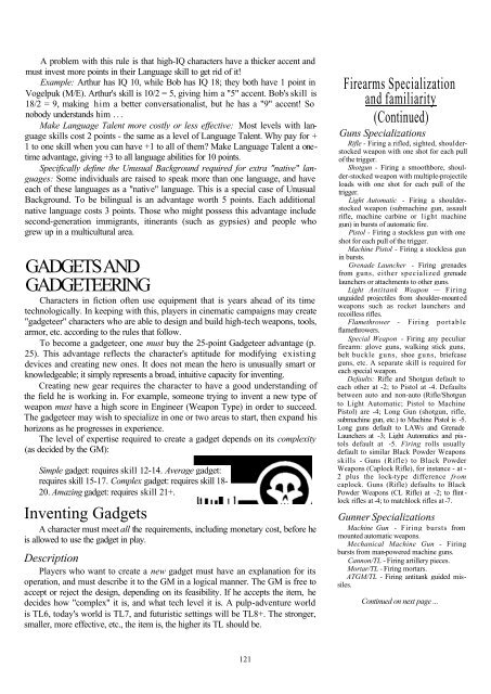 GURPS - Compendium 1..