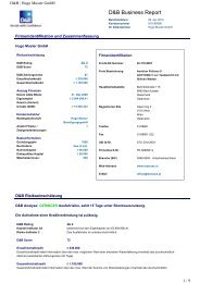 Muster D&B Business Report (pdf) - WT-Akademie