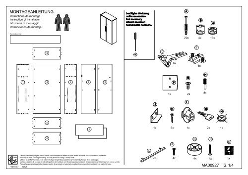 R:\Zeichnungen\Montageanleitungen\Ma00927 Schrank nieder 2T ...