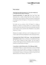 Hypo Real Estate Bank Ag Provides A 138 Million Financing For Grep