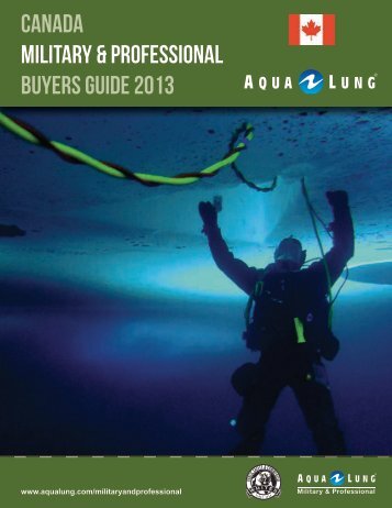 canada military & professional buyers guide 2013 - Aqua Lung