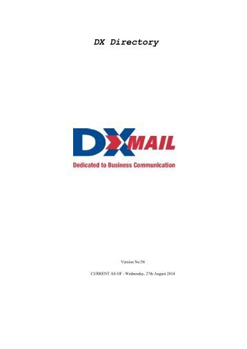 DX Directory - DX Mail