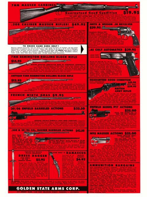 GUNS Magazine April 1957