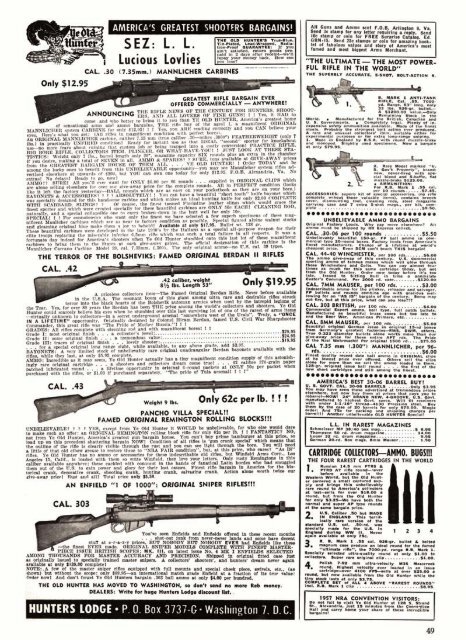 GUNS Magazine April 1957