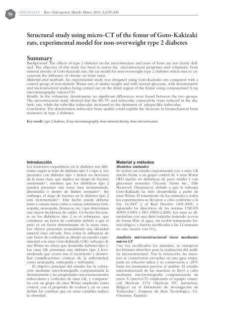 NÂº 2 EspaÃ±ol - Revista de Osteoporosis y Metabolismo Mineral