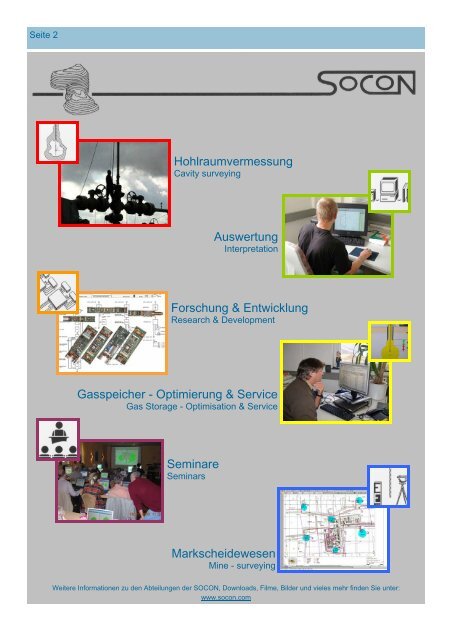 Gasspeicher - SOCON Sonar Control Kavernenvermessung GmbH