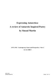Expressing Antarctica: A review of Antarctic Inspired Poetry by ...