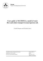 Users guide to MACRO5.0, a model of water flow and solute