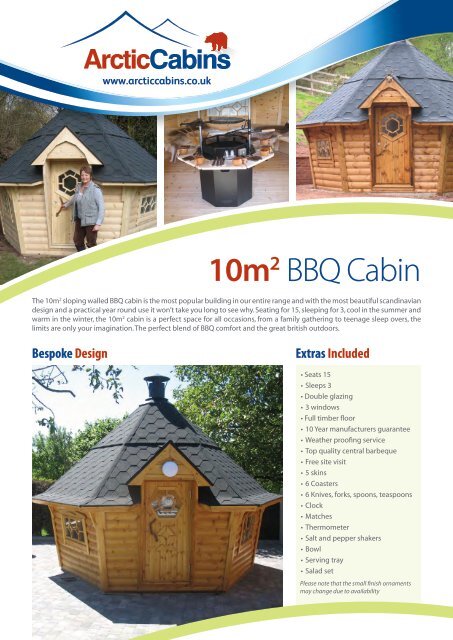 10m2 Bbq Cabin Taylors Garden Buildings