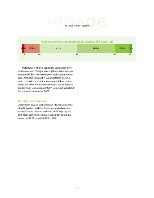 PISA 2006: ensituloksia - OpetusministeriÃ¶