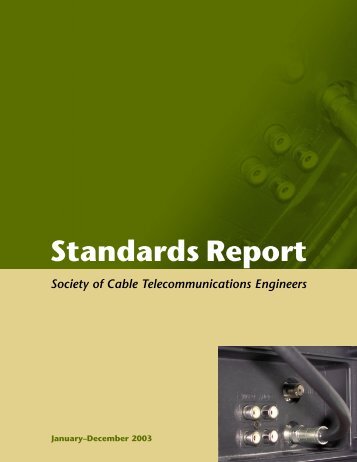 Approved Standards - SCTE