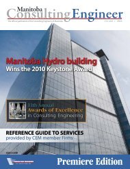 Premiere Edition - ACEC|Manitoba