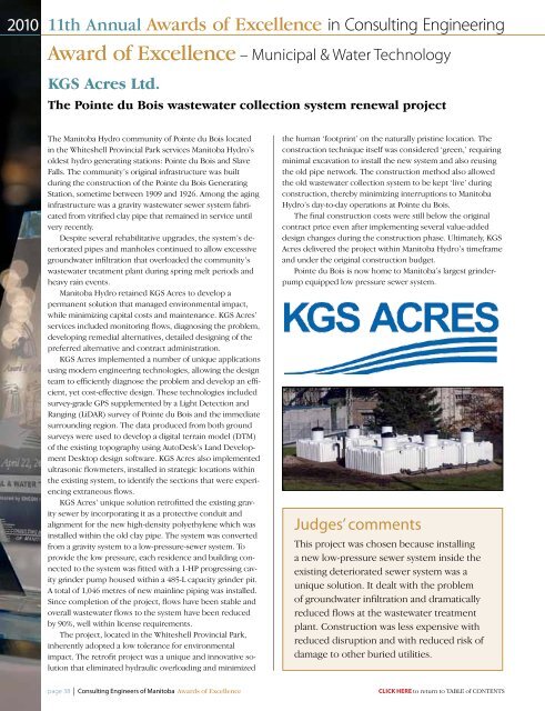 Premiere Edition - ACEC|Manitoba