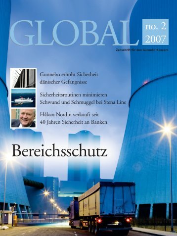 GLOBALZeitschrift für den Gunnebo-Konzern