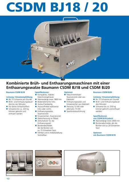 Gesamtprospekt CSDM - JWE-Baumann GmbH