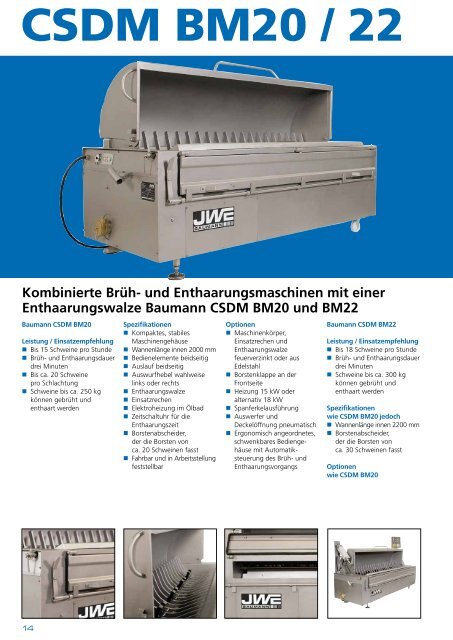 Gesamtprospekt CSDM - JWE-Baumann GmbH