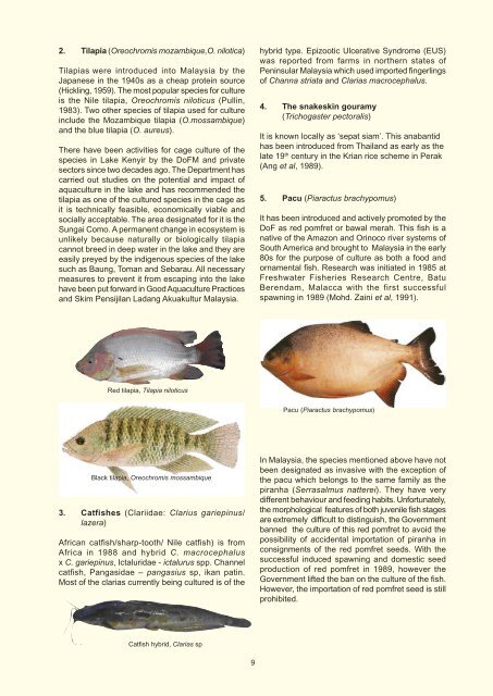 7. Issues and Challenges in Aquatic Invasive Alien Species - Seafdec