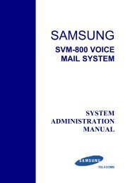 Samsung SVM800 Quick reference Guide - Samsung Telephone ...