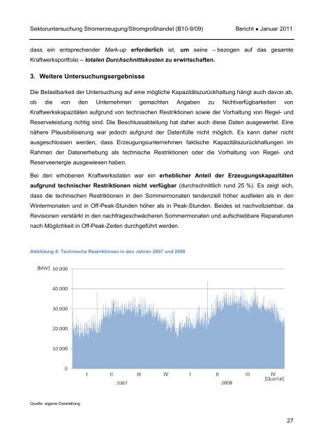 Sektoruntersuchung Stromerzeugung ... - Bundeskartellamt