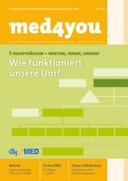 Wie funktioniert unsere Uni? - ÃH Medizin Wien