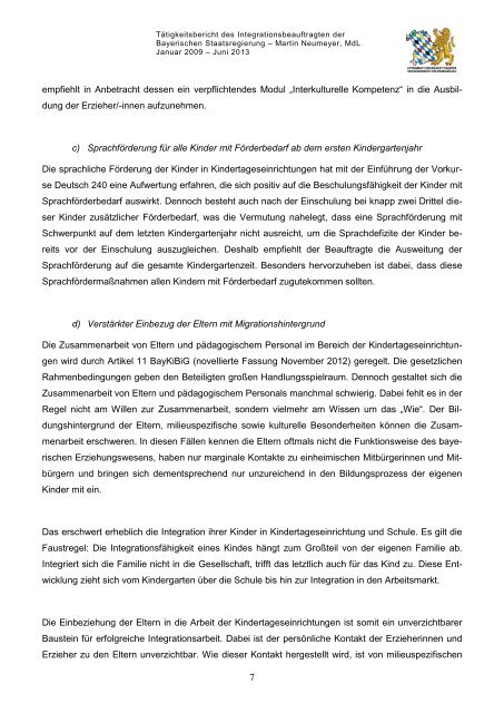 IntB, Bearbeiter/in - Integrationsbeauftragter der Bayerischen ...