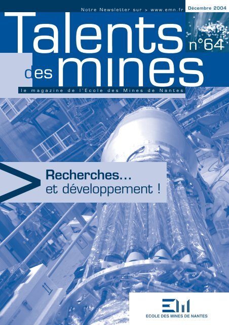 Recherches... et développement ! - Ecole des mines de Nantes