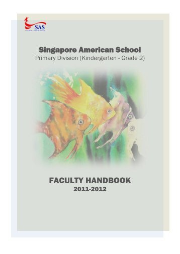 Faculty Handbook (PDF) - Singapore American School