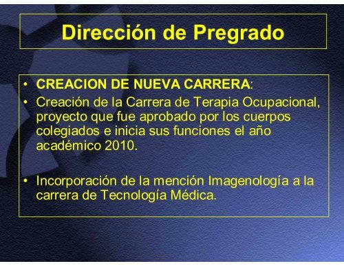 Descargar Cuenta PÃºblica 2009 - Facultad de Medicina UFRO ...