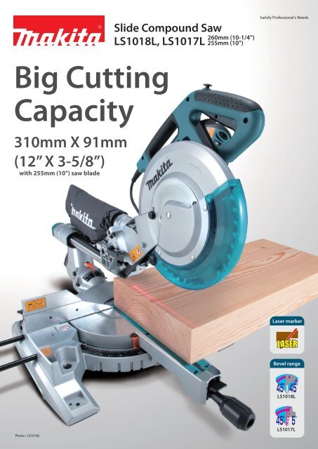 Big Cutting Capacity - Makita