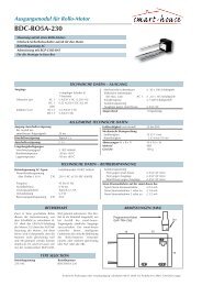 BDC-RO5A-230 (Storenmodul fÃ¼r 1 Storenmotor). - Carlo Gavazzi AG