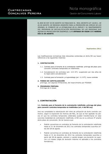 PROGRAMA DE FORMACIÓN - Cuatrecasas