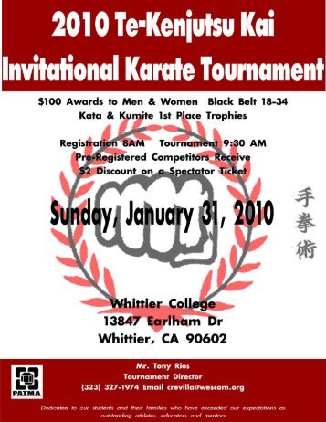 2010 Te Kenjutsu Kai Tournament - USA Wado Ryu Karate-Do