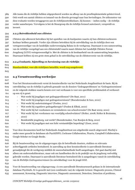 Conceptrichtlijn Ernstige gedragsproblemen - NIP