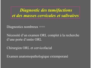 masses cervicales