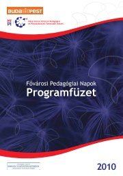 FPN 2010. programfÃ¼zet - MÃ©rei Ferenc FÅvÃ¡rosi PedagÃ³giai Ã©s ...