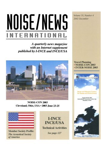 Volume 10, Number 4, December, 2002 - Noise News International