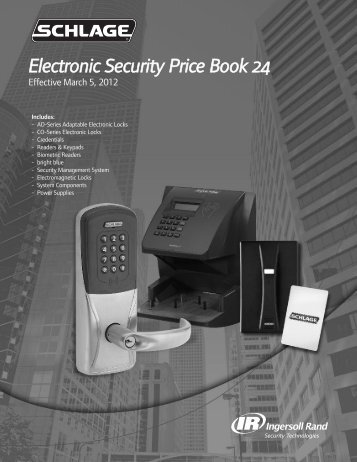 Schlage Elec Sec March 2012 Price Book24.pdf - Access Hardware ...