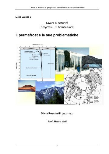 Il permafrost e le sue problematiche - Liceo di Lugano 2