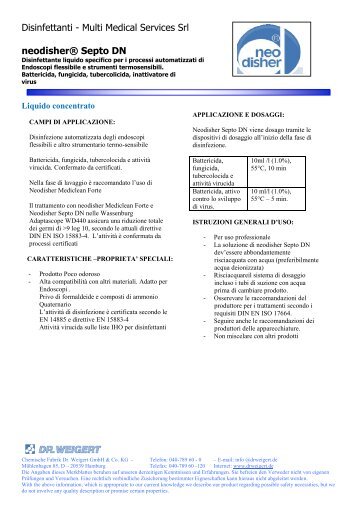 Neodisher Septo DN.pdf - Multi Medical Service