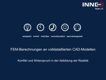 FEM-Berechnungen an volldetaillierten CAD-Modellen ... - Inneo